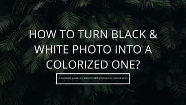 How to turn black & white photo into a colorized one? - iDeal BlogHub